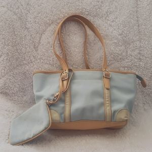 St. John's Bay Blue Shoulder Bag with wristlet